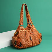 Eleanor Shoulder Bag | Women's Leather Shoulder Bag | Structured Handbag UK