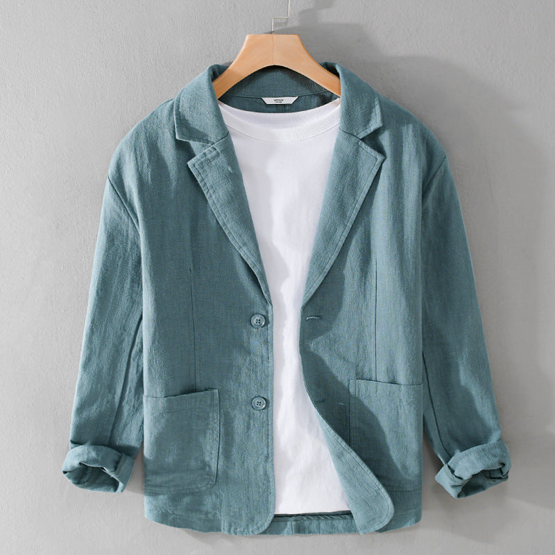 Leandro Linen Jacket | Men's Linen Summer Jacket | Breathable Smart Casual Blazer UK