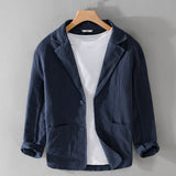Leandro Linen Jacket | Men's Linen Summer Jacket | Breathable Smart Casual Blazer UK
