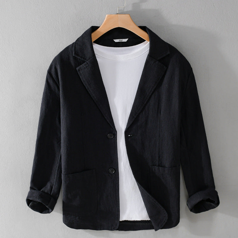 Leandro Linen Jacket | Men's Linen Summer Jacket | Breathable Smart Casual Blazer UK