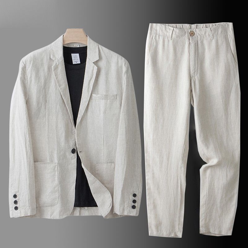 Davenport Linen Suit Set | Women's Linen Two-Piece Set | Breathable Summer Co-ord UK