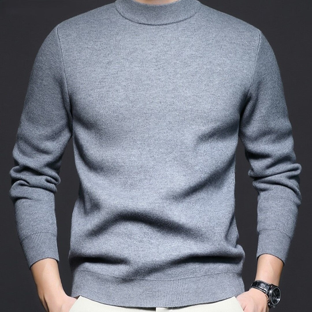 Beaumont Crewneck | Men's Crew Neck Knit Jumper | Warm Classic Knitwear UK