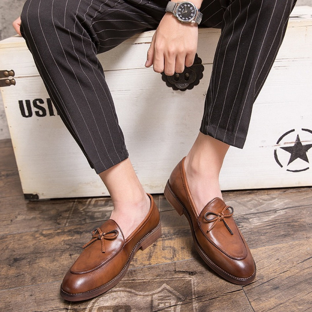 Armand Leather Loafers | Men's Genuine Leather Loafers | Slip-On Smart Casual Shoes UK