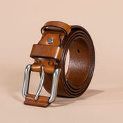 Huxley Leather Belt | Men's Genuine Leather Belt | Classic Smart Casual Belt UK