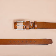 Huxley Leather Belt | Men's Genuine Leather Belt | Classic Smart Casual Belt UK