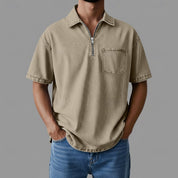 Ingram Denim Zip Shirt | Men's Classic Denim Shirt | Casual Everyday Top UK