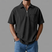 Ingram Denim Zip Shirt | Men's Classic Denim Shirt | Casual Everyday Top UK