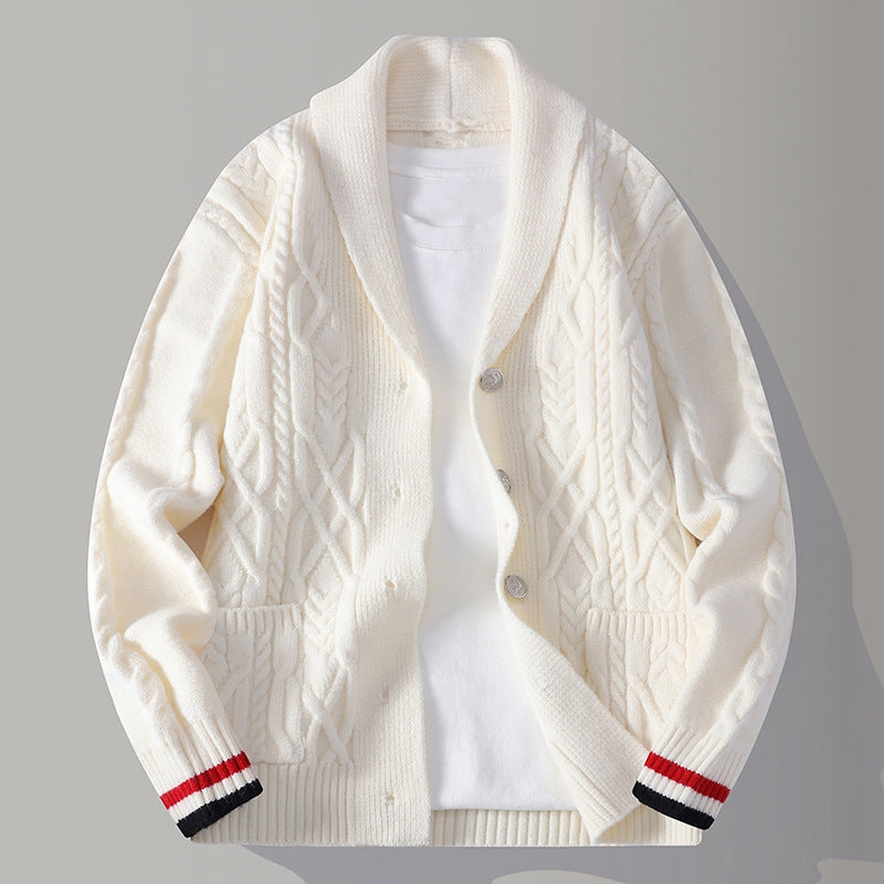 Julian Knitted Cardigan | Men's Classic Knit Cardigan | Warm Button-Up Knitwear UK