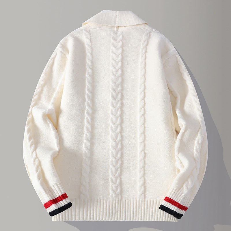 Julian Knitted Cardigan | Men's Classic Knit Cardigan | Warm Button-Up Knitwear UK