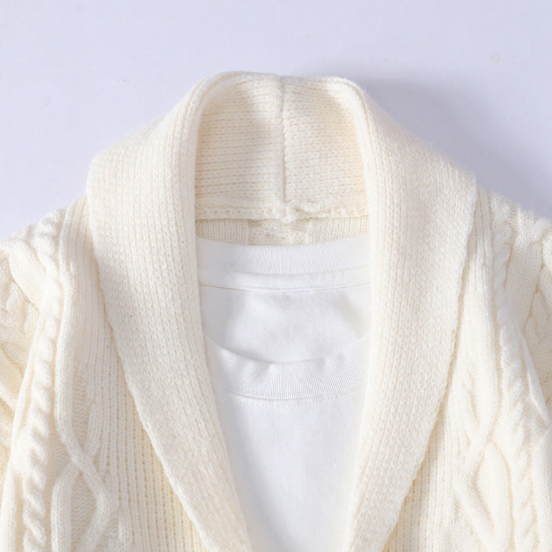 Julian Knitted Cardigan | Men's Classic Knit Cardigan | Warm Button-Up Knitwear UK