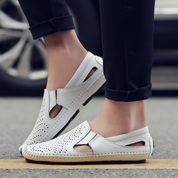 Dante Leather Sandals | Men's Leather Sandals | Classic Summer Open-Toe Shoes UK