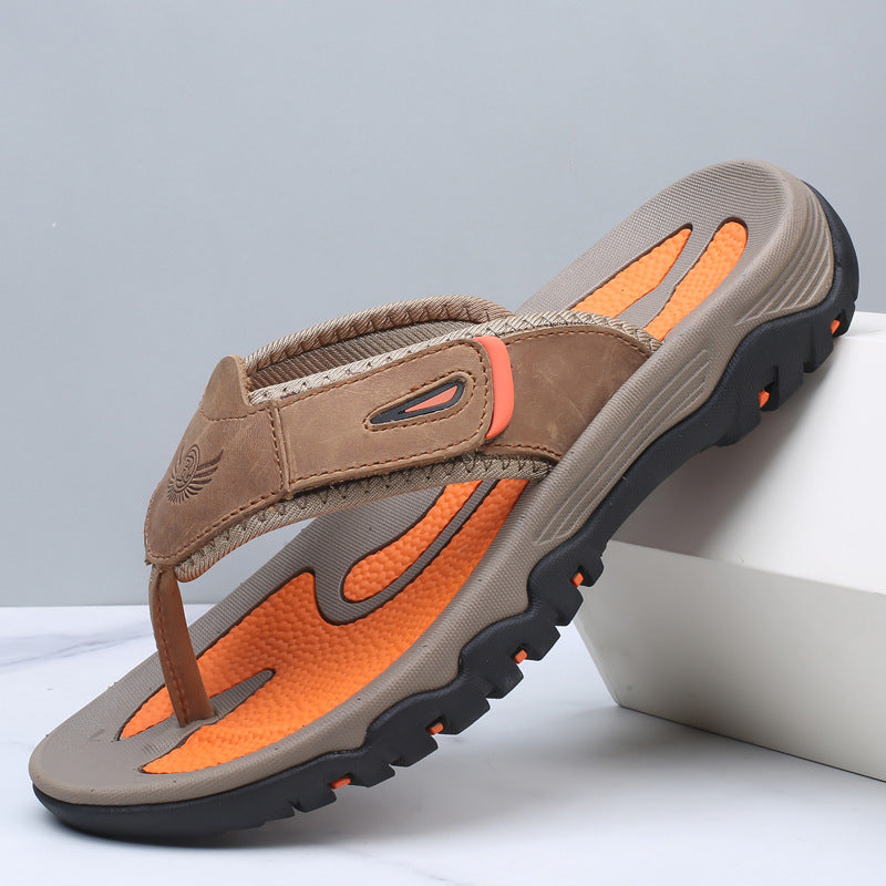 Langford Leather Sandals | Men's Leather Sandals | Classic Summer Open-Toe Shoes UK