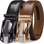 Lawson Leather Ratchet Belt | Men's Genuine Leather Belt | Classic Smart Casual Belt UK