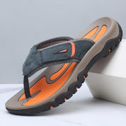 Langford Leather Sandals | Men's Leather Sandals | Classic Summer Open-Toe Shoes UK