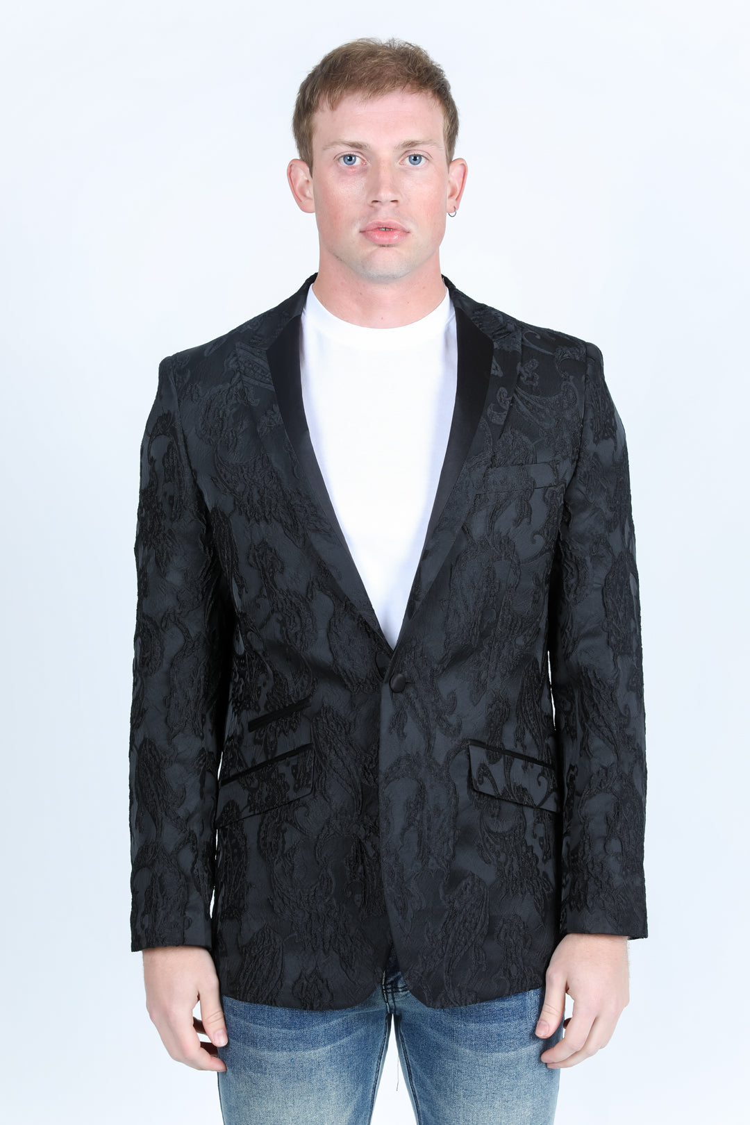 Modern Fit Evening Blazer | Blazer | Men's Black Evening Jacket