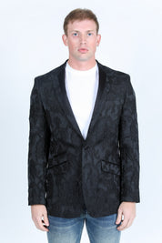 Modern Fit Evening Blazer | Blazer | Men's Black Evening Jacket