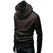 Men's Soft Fabric Zip Hoodie Modern Comfortable Winter Sweatshirt Fleece Lined Casual Pullover