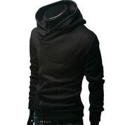 Men's Soft Fabric Zip Hoodie Modern Comfortable Winter Sweatshirt Fleece Lined Casual Pullover