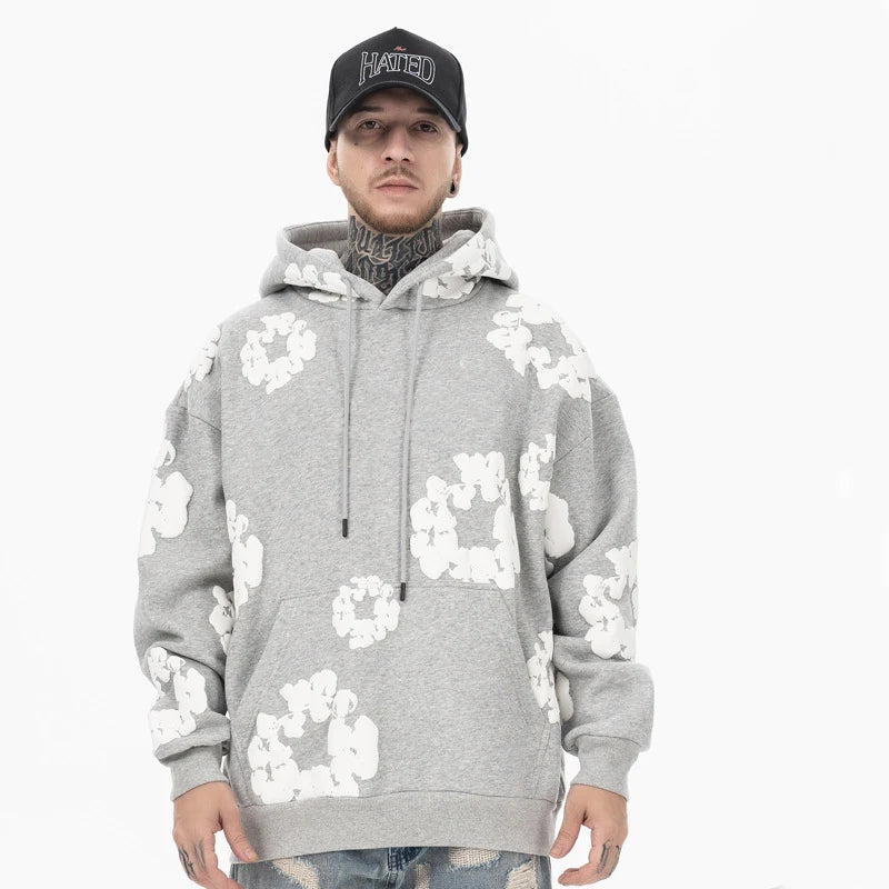Men's Casual Soft Hooded Sweatshirt – Relaxed Fit Pullover Hoodie Autumn Winter Streetwear