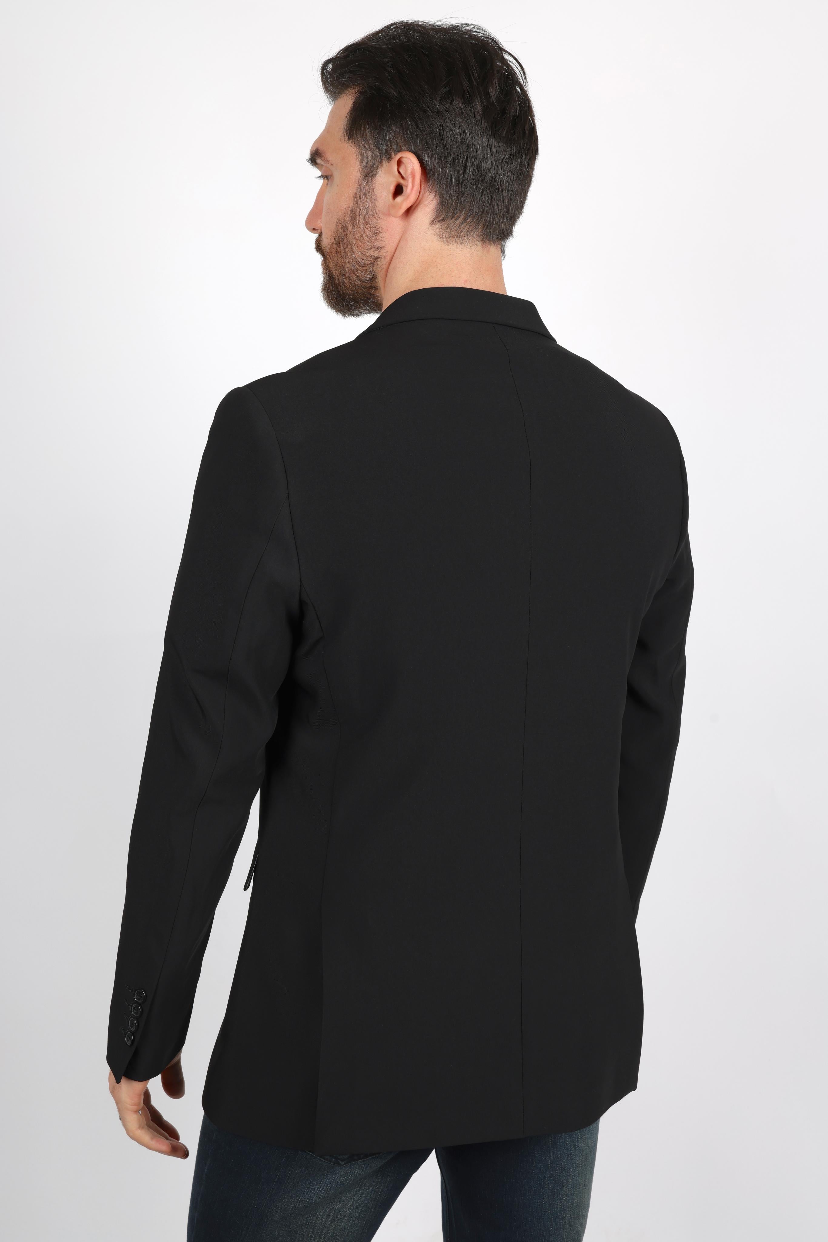 Date Night Stretch Blazer IV | Men's Blazer | Men Stretch Blazer Beige Black