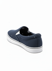 Rex Canvas Slip-On Shoes | Men's Leather Brogues | Classic Wingtip Oxford Smart Shoes UK