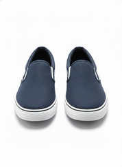 Rex Canvas Slip-On Shoes | Men's Leather Brogues | Classic Wingtip Oxford Smart Shoes UK