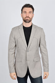 Western Sport Coat with Elbow Patch | Men's Blazer | Men Elbow Patch Sport Coat Beige Brown Charcoal Navy Grey