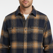 Fletcher Brushed Flannel Shirt | Men's Plaid Flannel Shirt | Smart Casual Checked Shirt UK