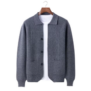 Pemberton Merino Button Overshirt | Men's Cotton Oxford Shirt | Smart Casual Button-Down UK