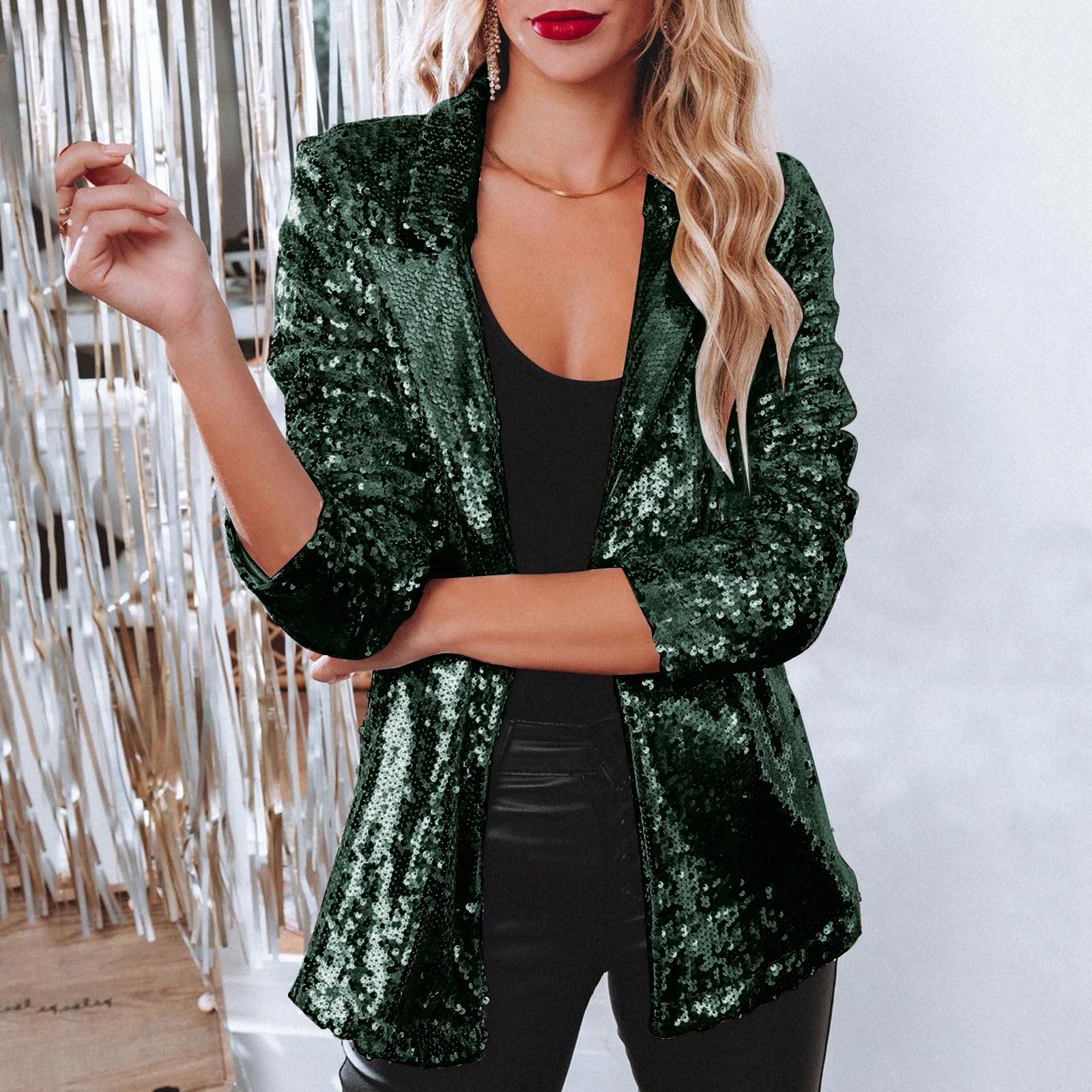 Maeve Sequined Blazer | Premium Jacket | Smart Casual Outerwear UK