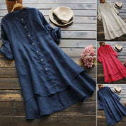 Della Linen Button Shirt | Men's Cotton Oxford Shirt | Smart Casual Button-Down UK