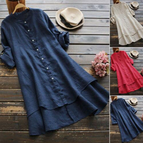 Della Linen Button Shirt | Men's Cotton Oxford Shirt | Smart Casual Button-Down UK