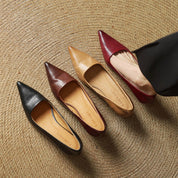 Noah Sculpted Leather Heels | Women's Leather Heels | Pointed Toe Stiletto Court Shoes UK