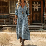 Peckham Vintage Long Sleeve Dress | Women's Vintage Style Long Sleeve Dress | Retro Fashion Dress UK