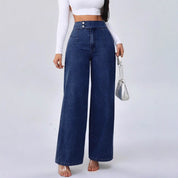 Celira High-Rise Jeans | Women's High-Rise Slim Jeans | Classic Stretch Denim Trousers UK