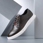 Harrington Brogue Leather Trainers | Men's Leather Brogues | Classic Wingtip Oxford Smart Shoes UK