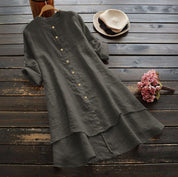 Della Linen Button Shirt | Men's Cotton Oxford Shirt | Smart Casual Button-Down UK