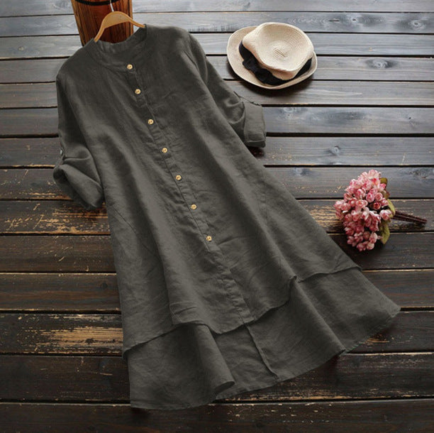 Della Linen Button Shirt | Men's Cotton Oxford Shirt | Smart Casual Button-Down UK