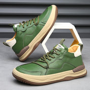Alberti Leather Trainers | Men's Genuine Leather Trainers | Smart Casual Fashion Shoes UK
