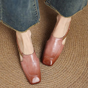 Hattie Leather Mules | Men's Classic Smart Shoes | Genuine Leather Smart Casual UK