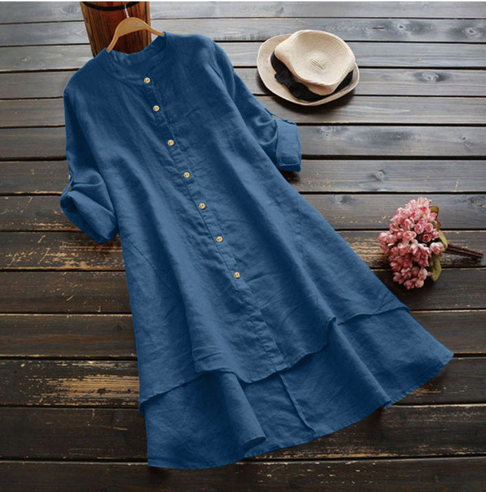 Della Linen Button Shirt | Men's Cotton Oxford Shirt | Smart Casual Button-Down UK