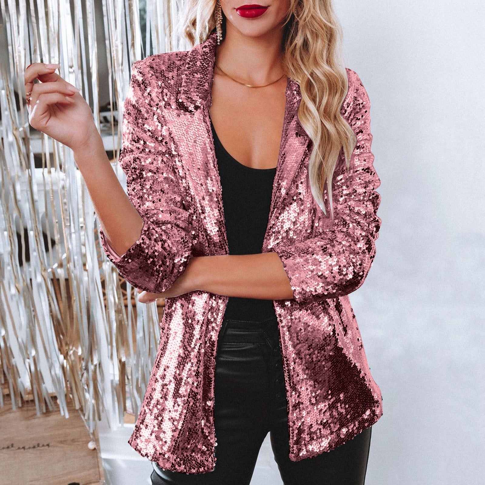 Maeve Sequined Blazer | Premium Jacket | Smart Casual Outerwear UK