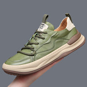Noble Italiana Genuine Leather Trainers | Men's Genuine Leather Trainers | Smart Casual Fashion Shoes UK