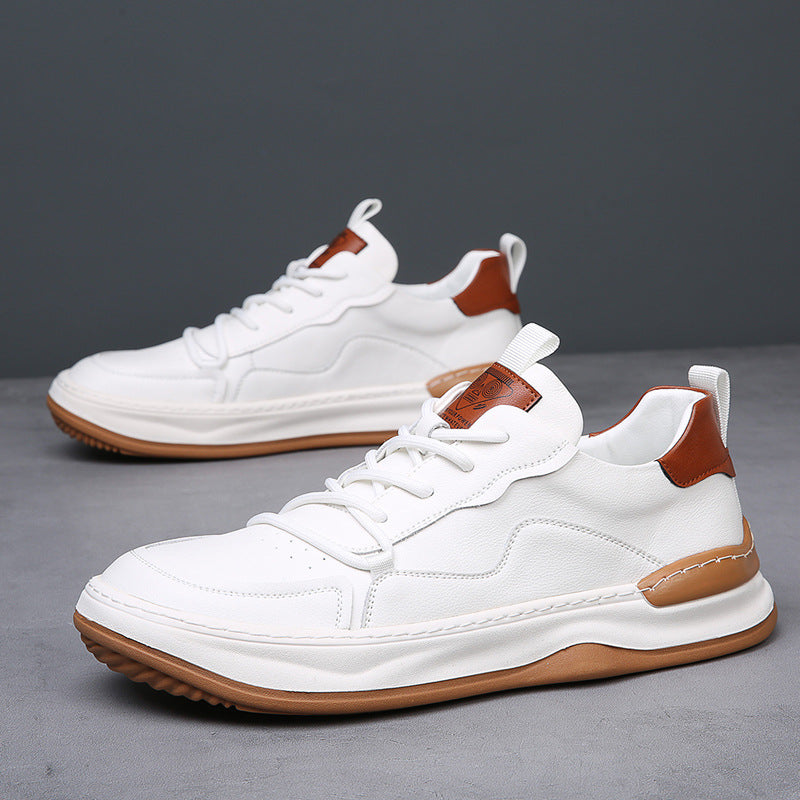 Noble Italiana Genuine Leather Trainers | Men's Genuine Leather Trainers | Smart Casual Fashion Shoes UK