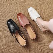 Hattie Leather Mules | Men's Classic Smart Shoes | Genuine Leather Smart Casual UK
