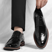 Vaughan Leather Derby Shoes | Men's Leather Brogues | Classic Wingtip Oxford Smart Shoes UK