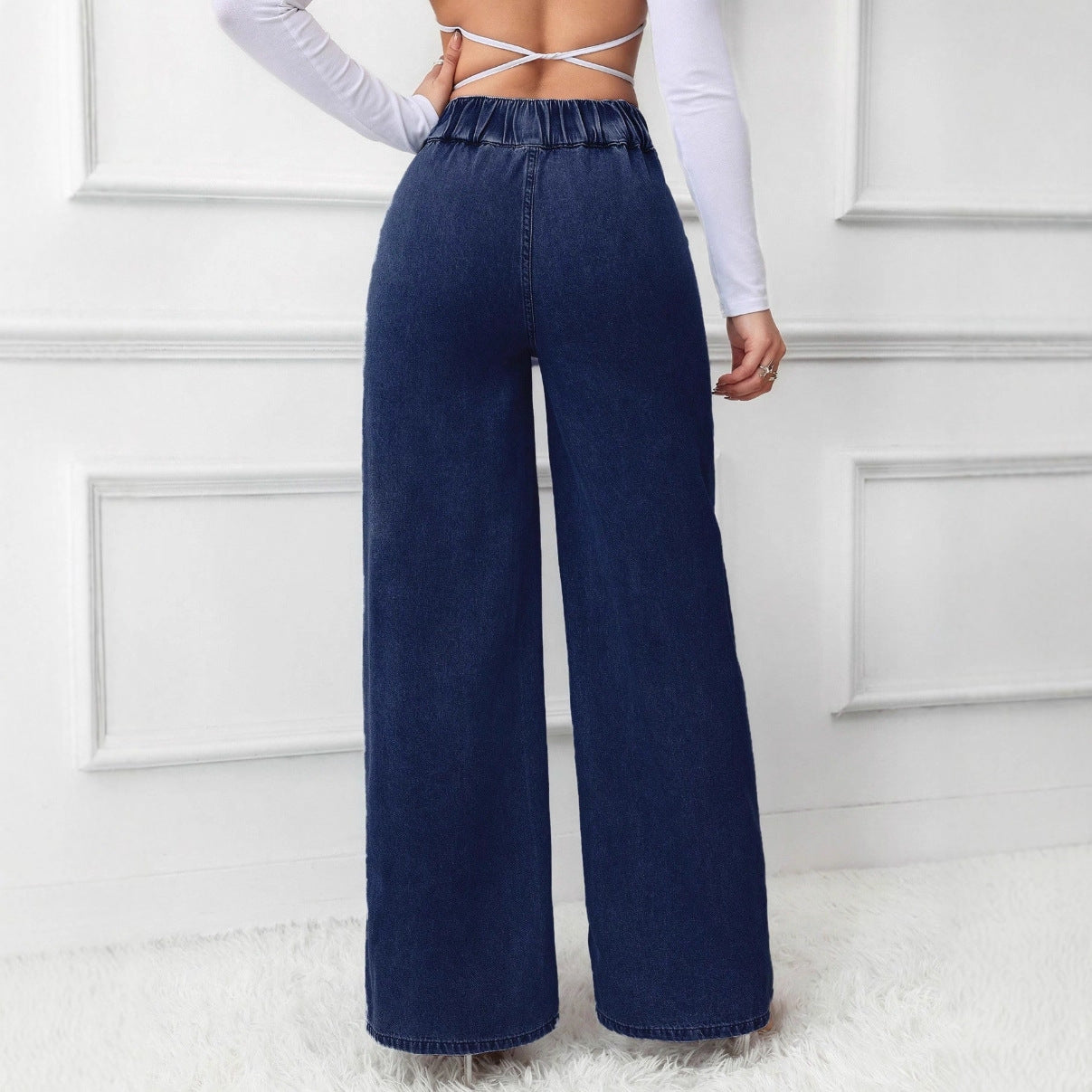 Celira High-Rise Jeans | Women's High-Rise Slim Jeans | Classic Stretch Denim Trousers UK