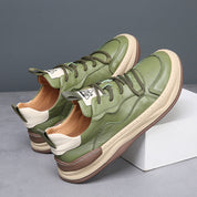 Noble Italiana Genuine Leather Trainers | Men's Genuine Leather Trainers | Smart Casual Fashion Shoes UK