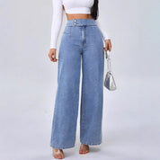 Celira High-Rise Jeans | Women's High-Rise Slim Jeans | Classic Stretch Denim Trousers UK