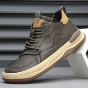 Alberti Leather Trainers | Men's Genuine Leather Trainers | Smart Casual Fashion Shoes UK